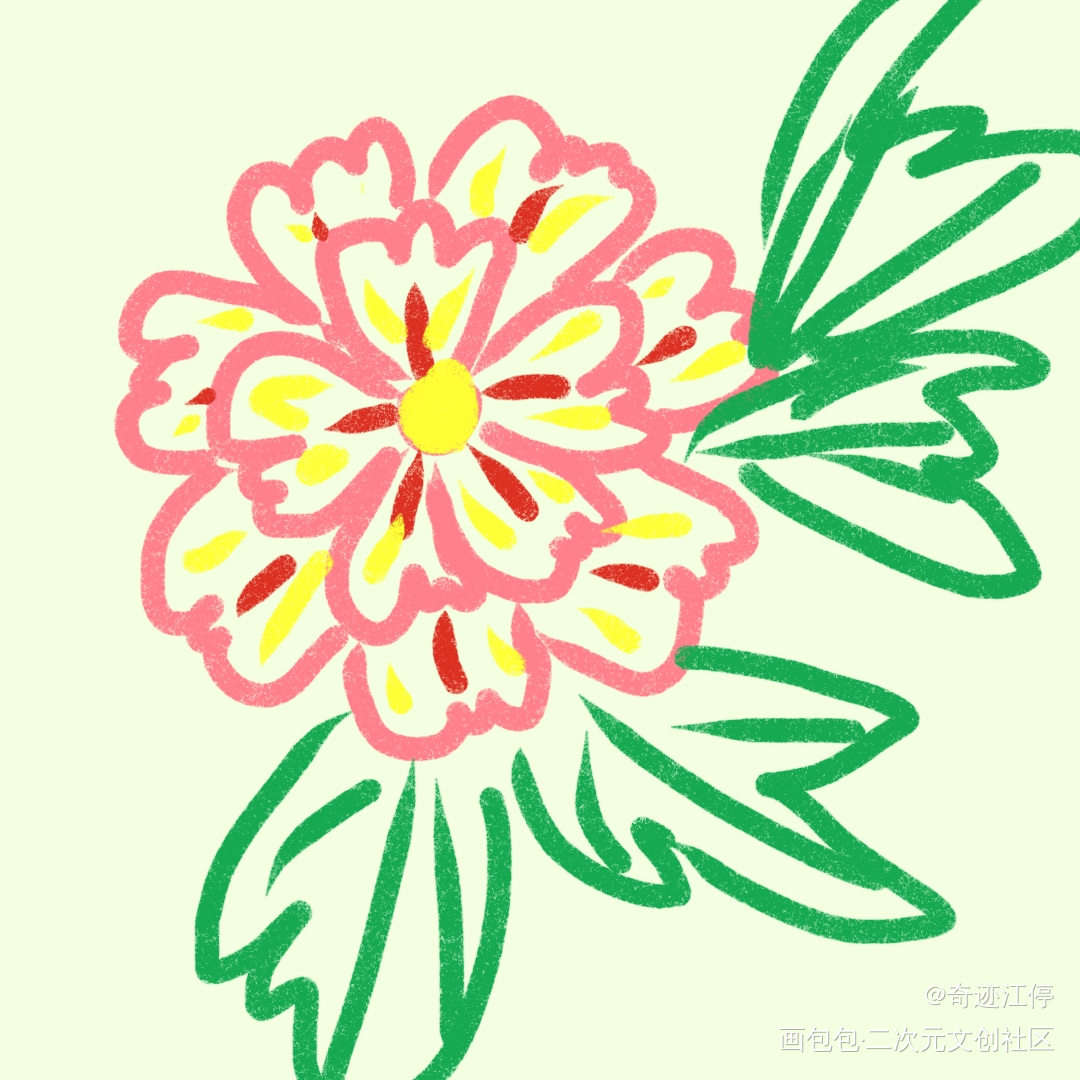 花_手绘绘画作品