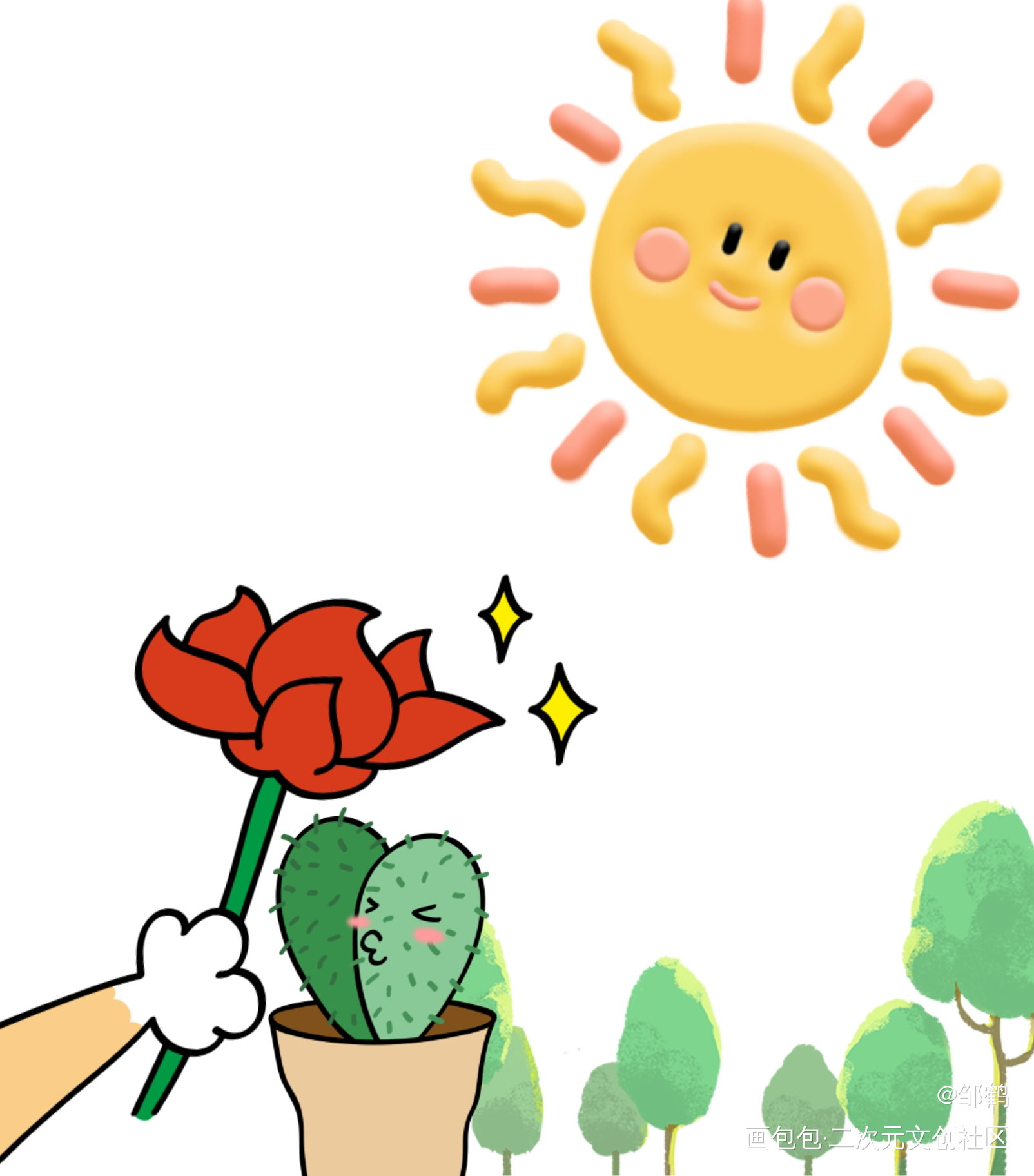 _水彩绘画作品