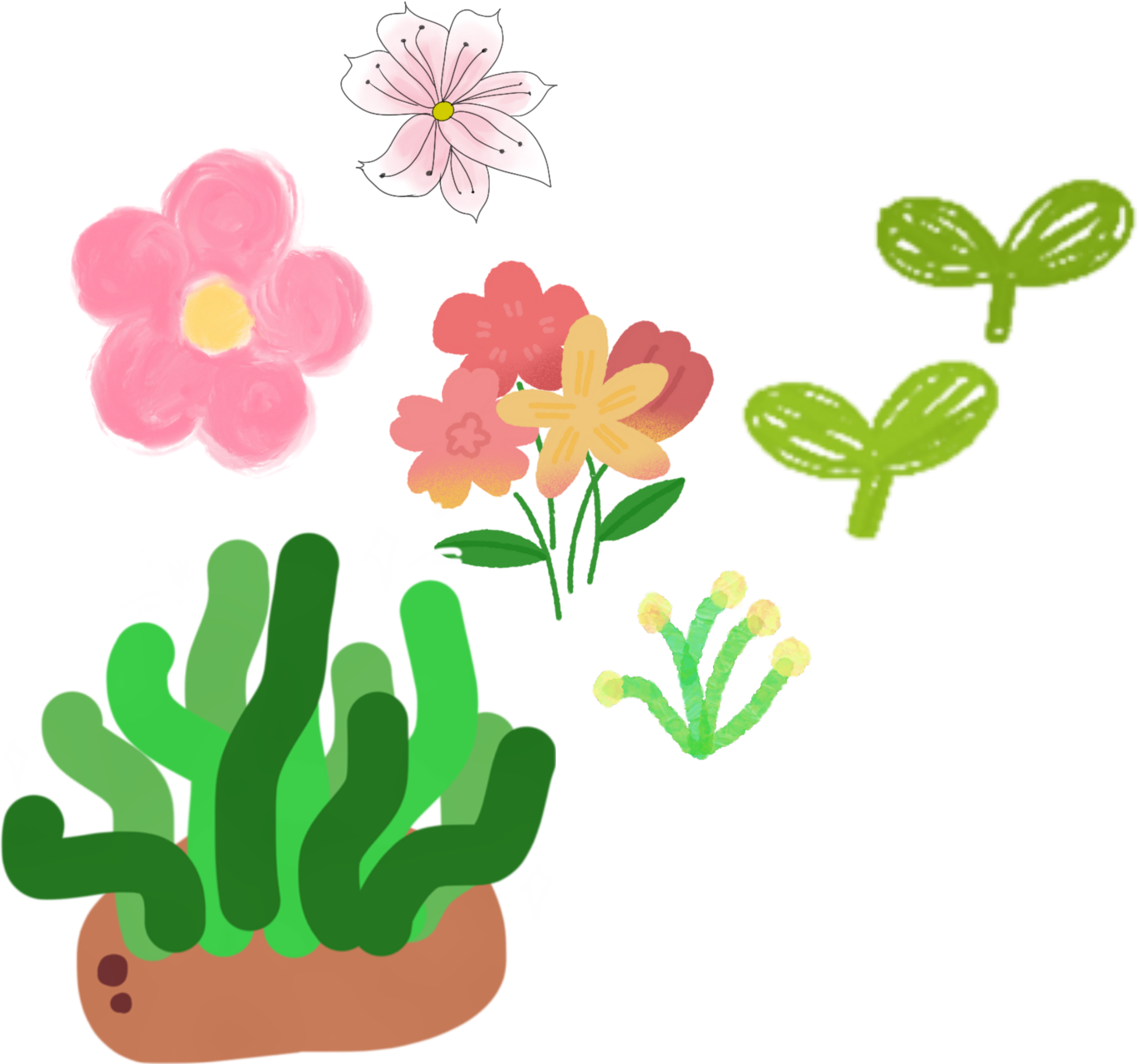 晚晚_唤醒春日主题打卡绘画作品