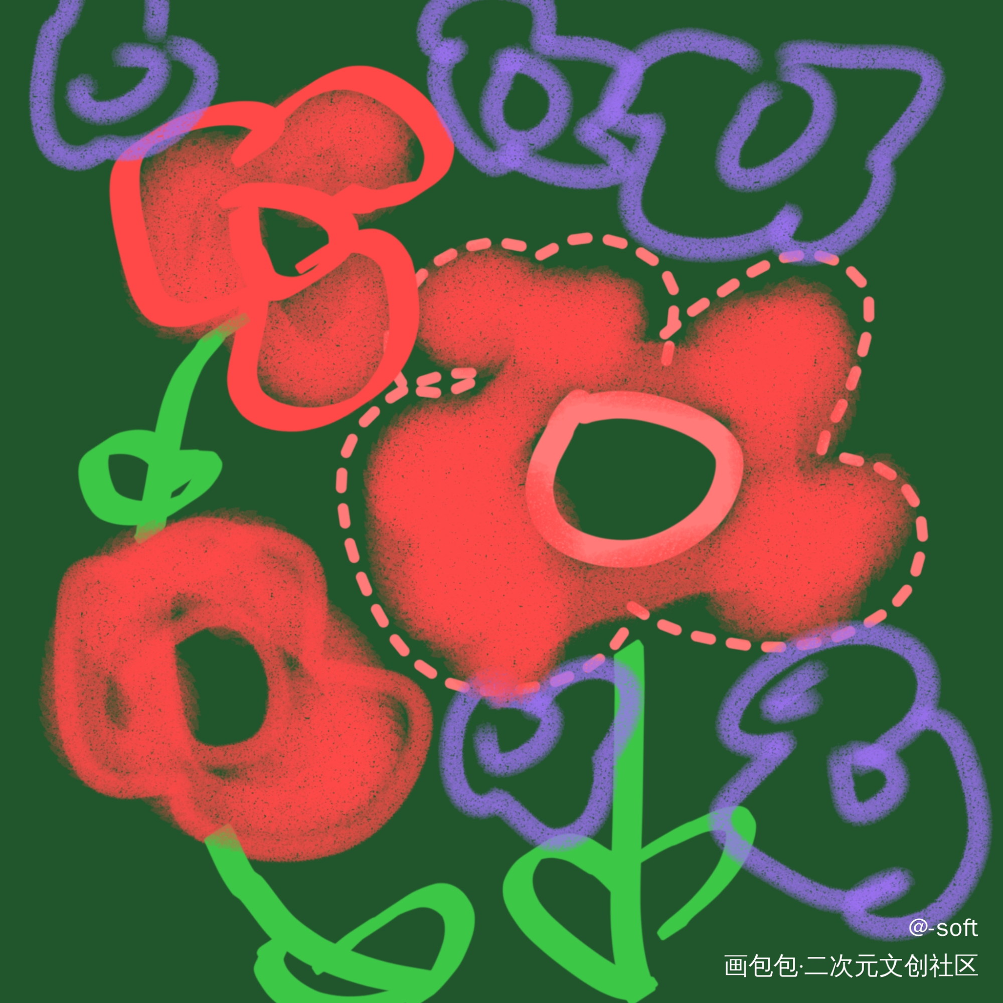 晚晚_唤醒春日主题打卡绘画作品