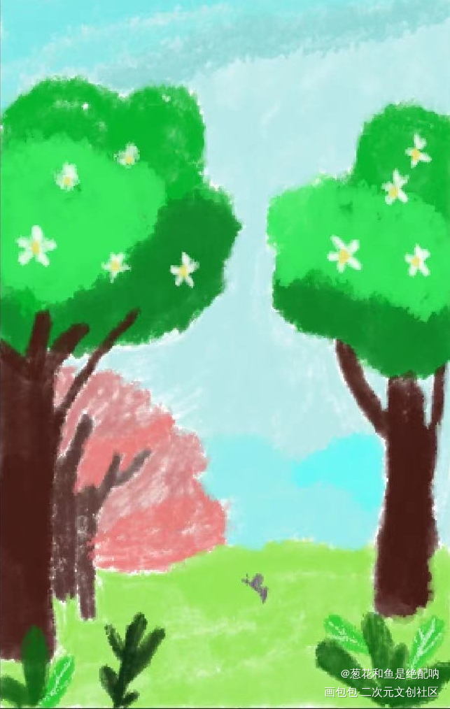 第七天_手绘平涂绘画作品