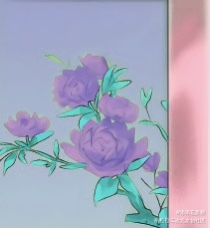 春花_涂色绘画作品