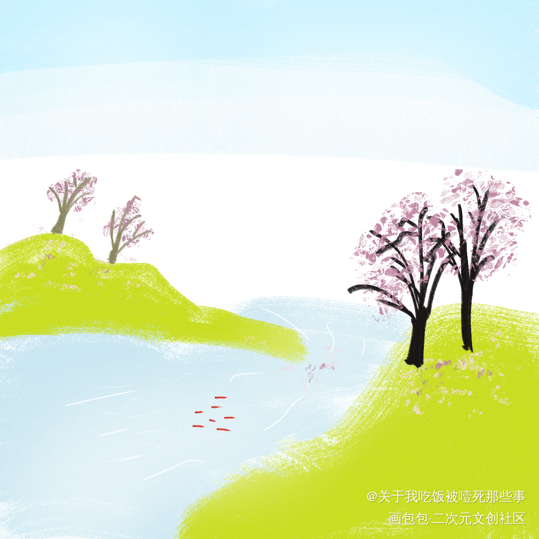 打卡_唤醒春日主题打卡绘画作品