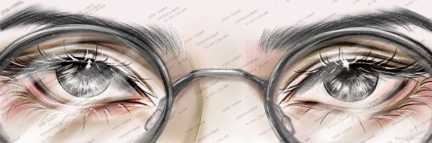 私人稿件  禁止?使用_我只喜欢你的人设绘画作品