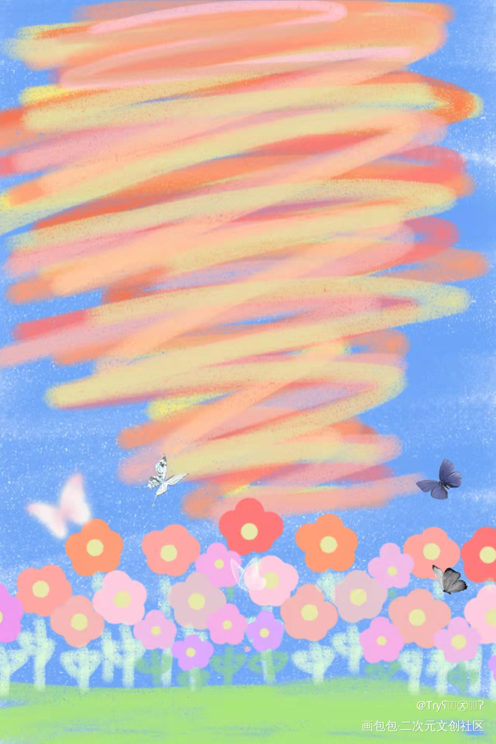 打卡_手绘绘画作品