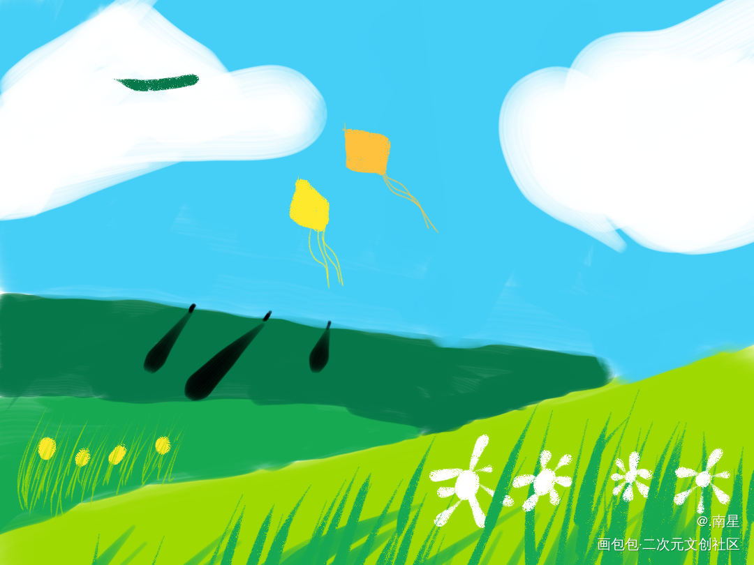 _手绘绘画作品