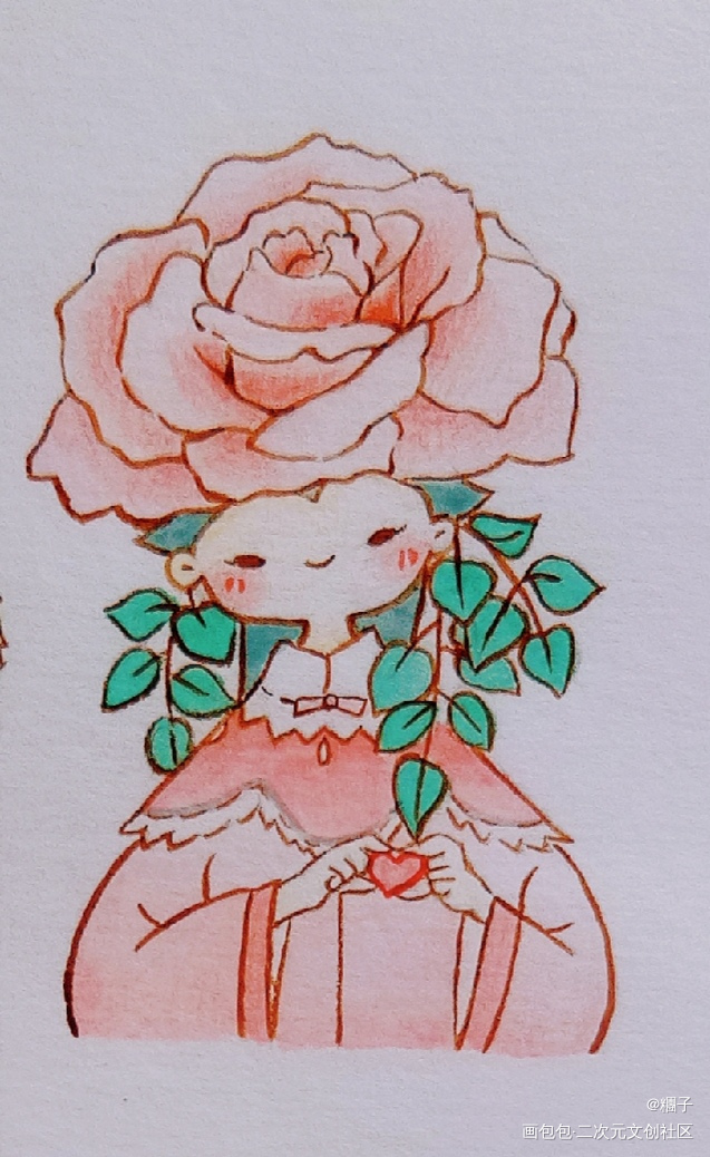 打卡第五天_古风水彩我要上首推绘画作品