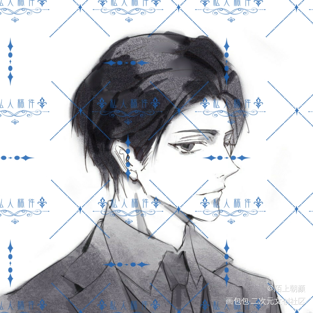 彩色忘了打水印最后一天打卡_188男团妹叔约稿绘画作品