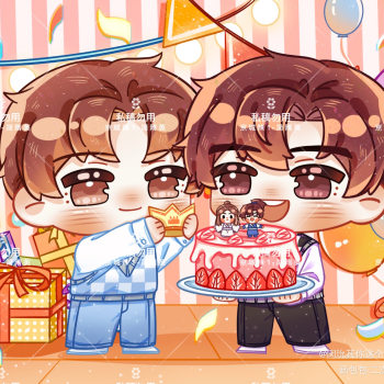 1121042104_二哈和他的白猫师尊燃晚q版我要上首推头像绘画