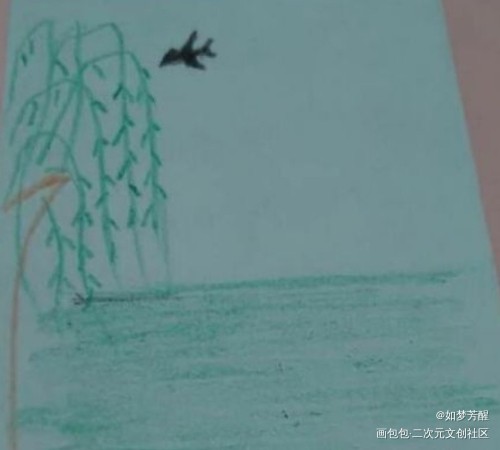 春天来啦_绘画绘画作品
