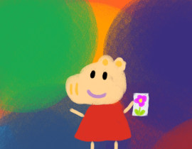 最要好的朋友_绘画作品