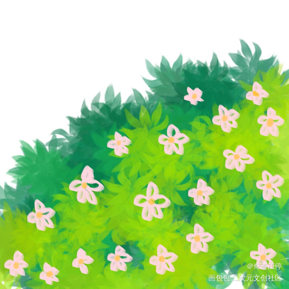 春日_手绘绘画作品