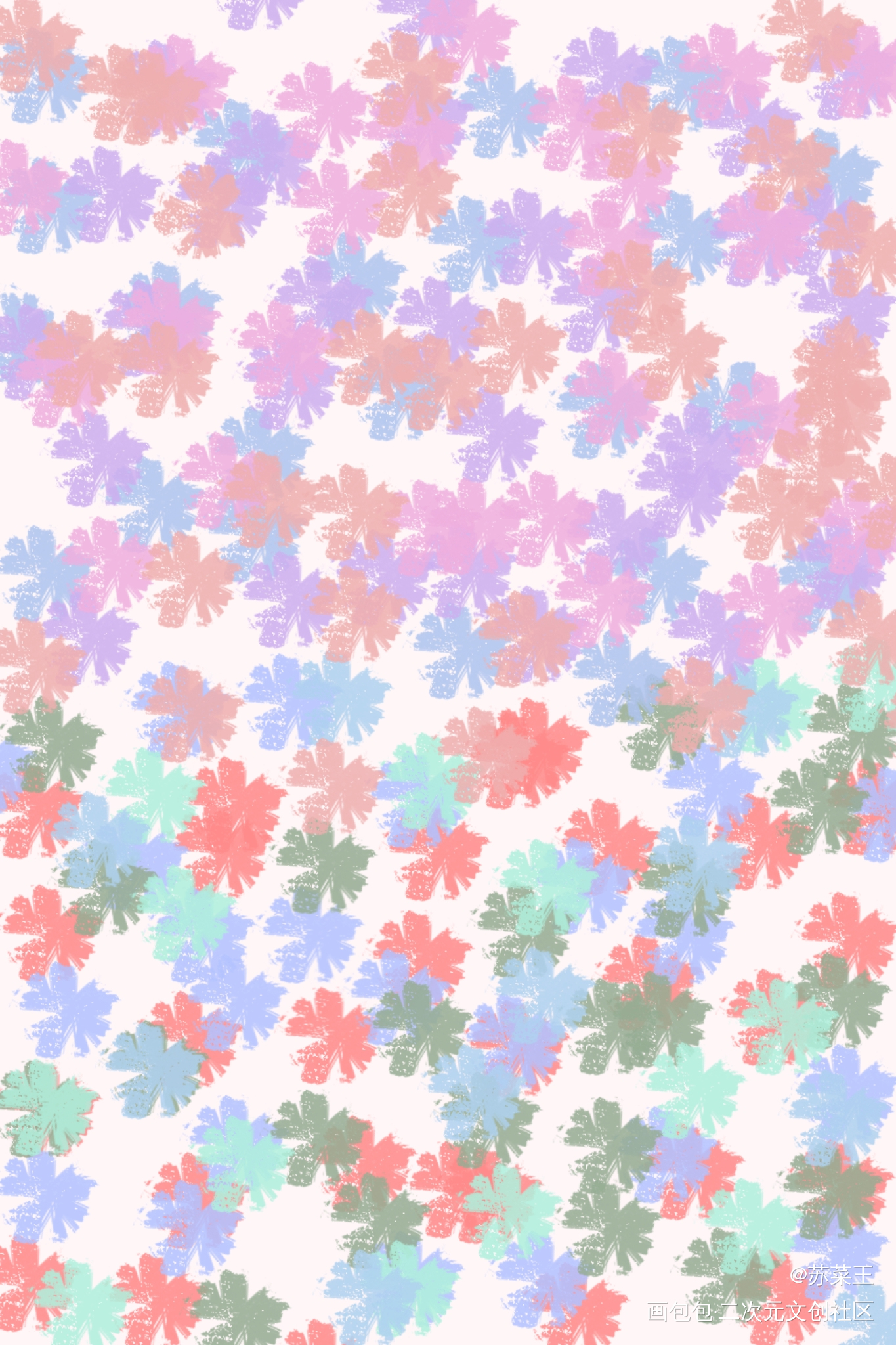 春天到了_手绘绘画作品
