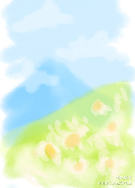 没重复_平涂绘画作品