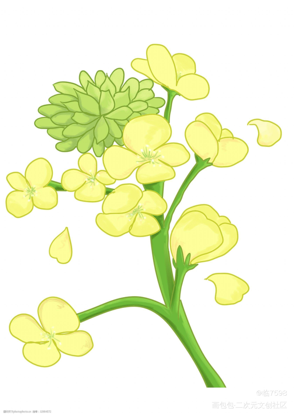 春日_唤醒春日主题打卡绘画作品