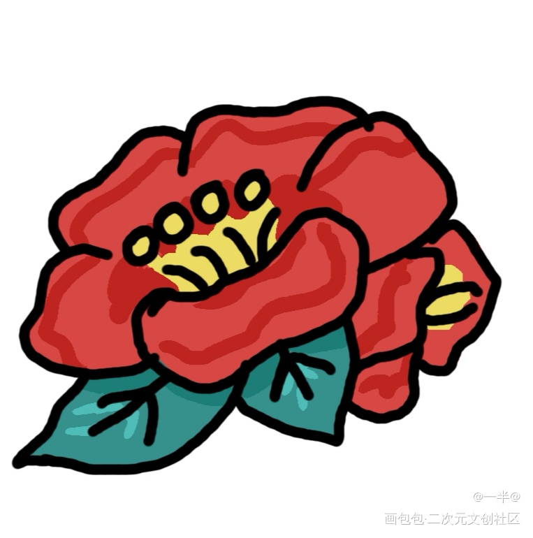 《海棠花》_指绘绘画作品