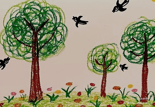 小燕子_唤醒春日主题打卡绘画作品