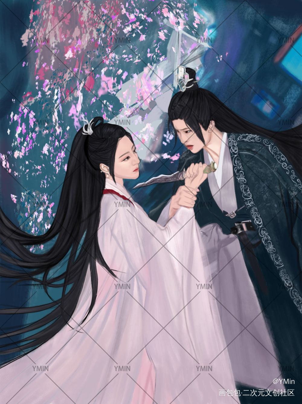 与君_伪厚涂绘画作品