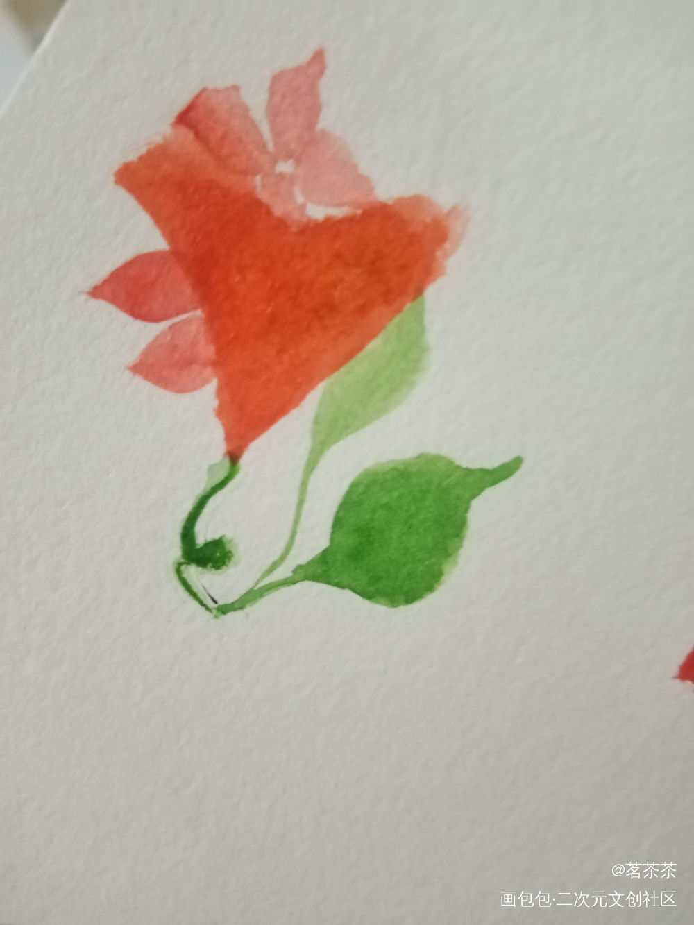 打卡_手绘水彩绘画作品