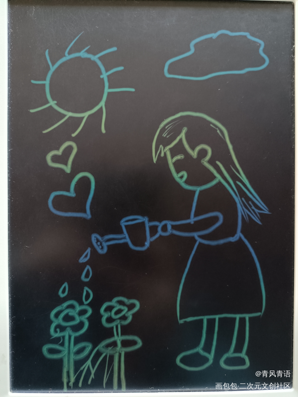 打卡_涂鸦绘画作品