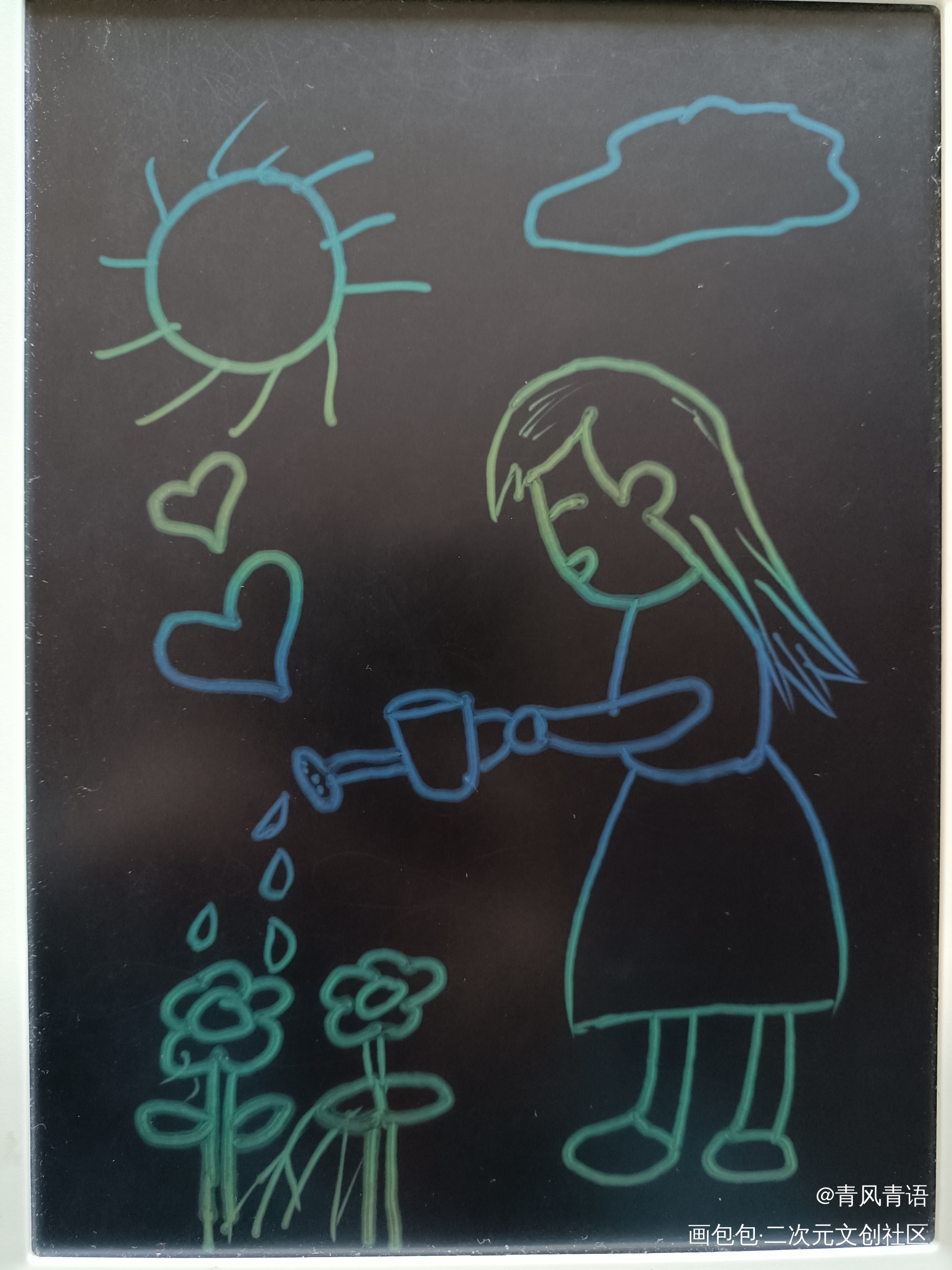 打卡_涂鸦绘画作品