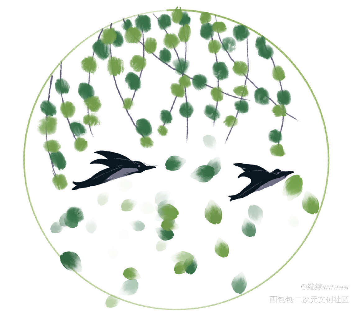 燕子_绘画绘画作品