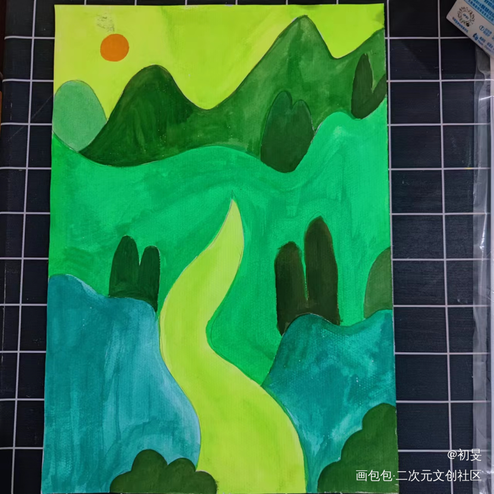 春天_唤醒春日主题打卡绘画作品