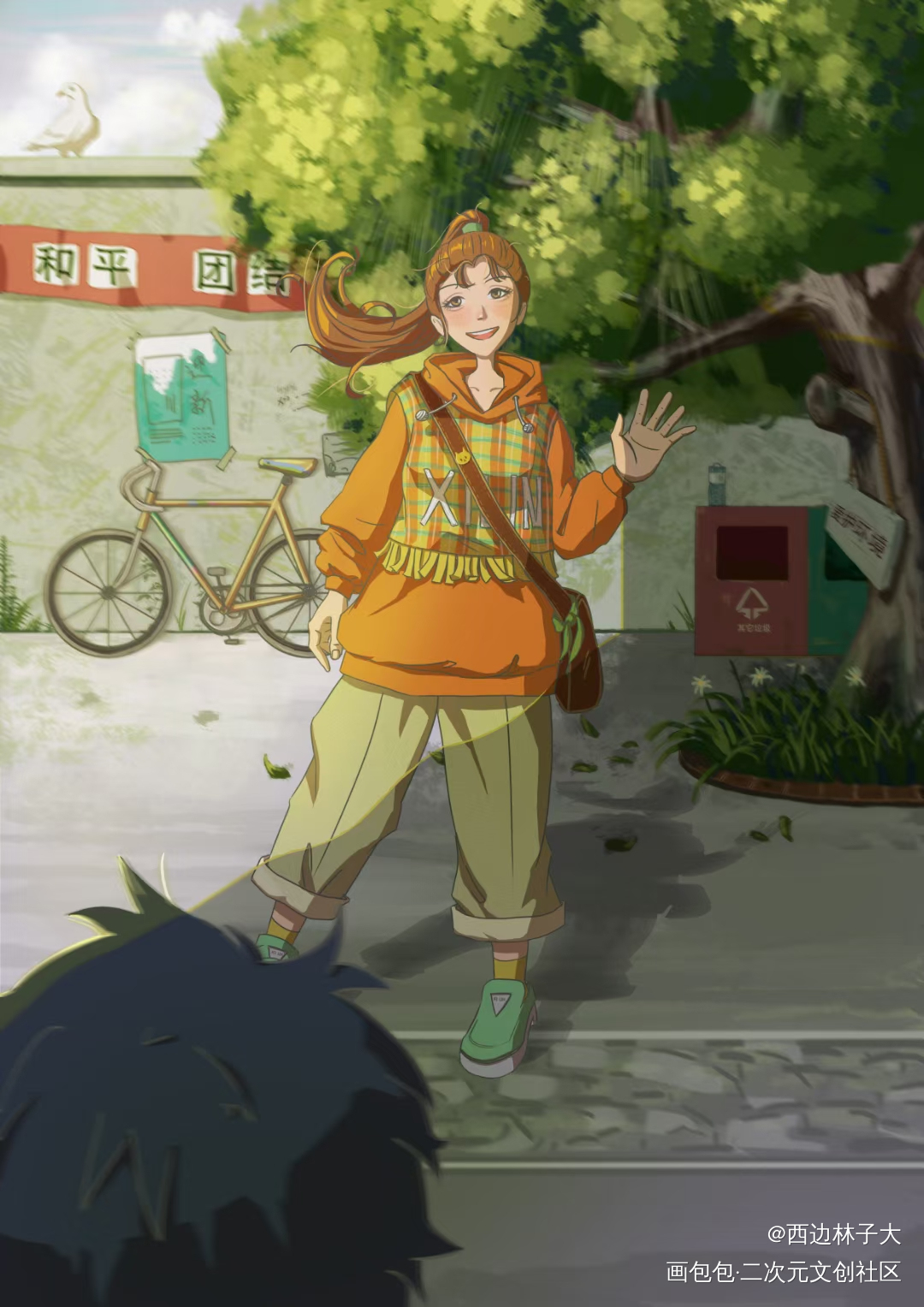 Hl_平涂日系绘画原创绘画作品