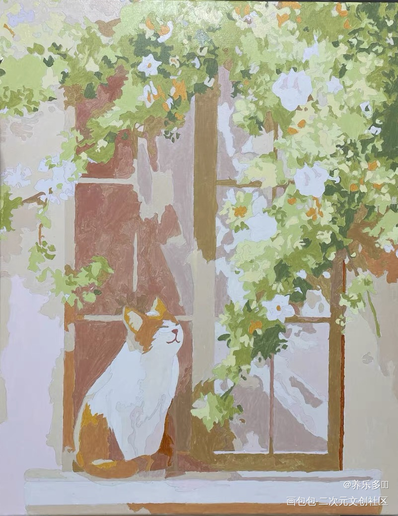 春天_手绘绘画作品
