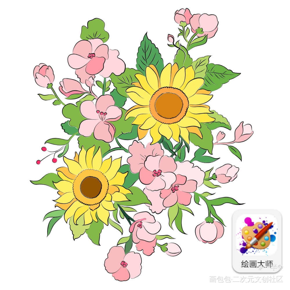 打卡7_平涂绘画作品