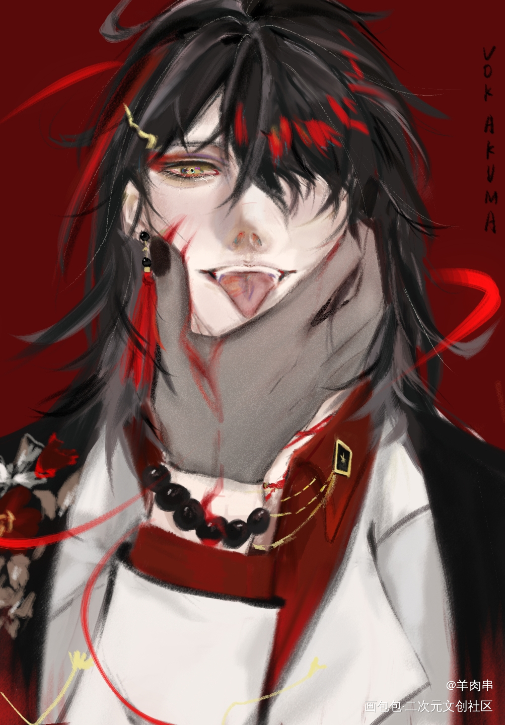 daddy_虚拟主播voxakumaVtuber绘画作品