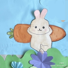 兔兔_手绘唤醒春日主题打卡绘画作品