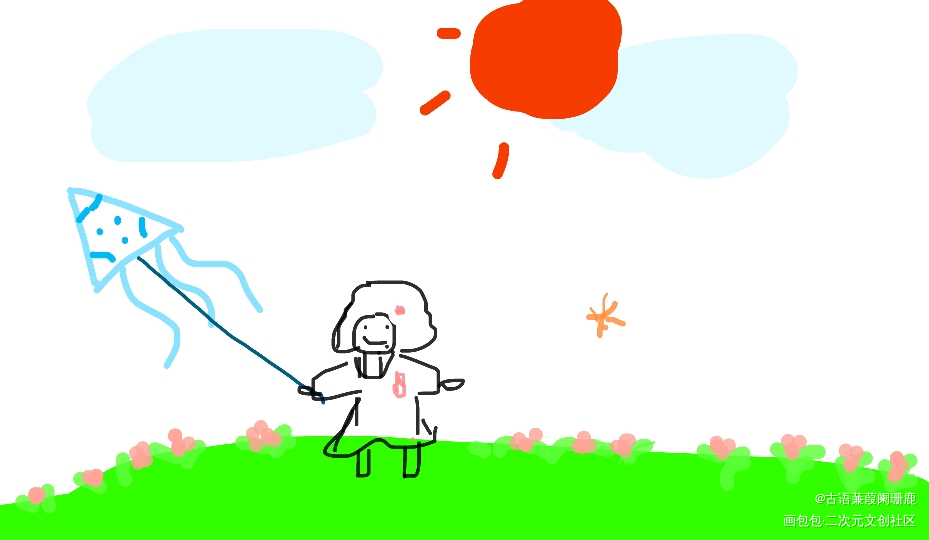 _唤醒春日主题打卡绘画作品