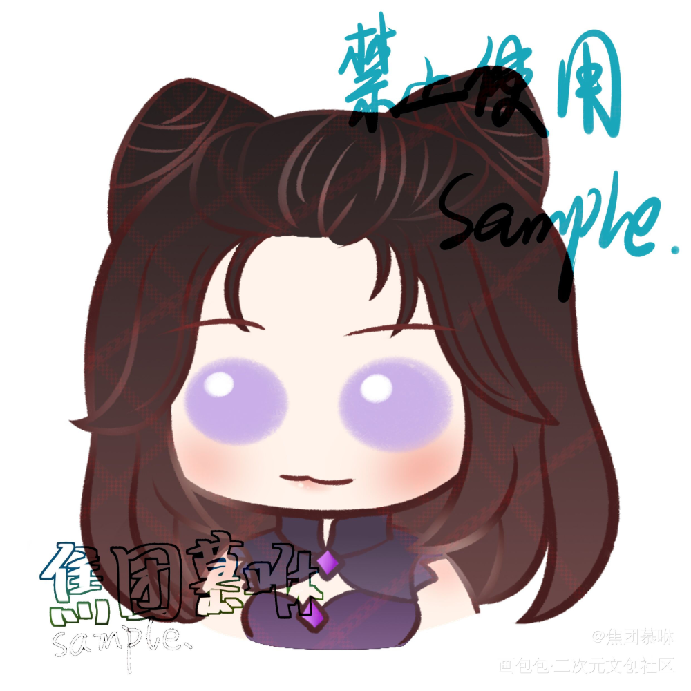 _Q版指绘摸鱼约稿绘画绘画作品