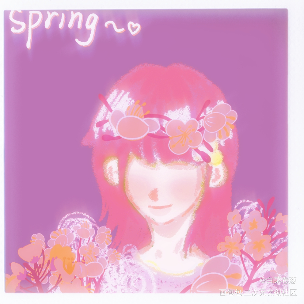 春2_手绘绘画作品