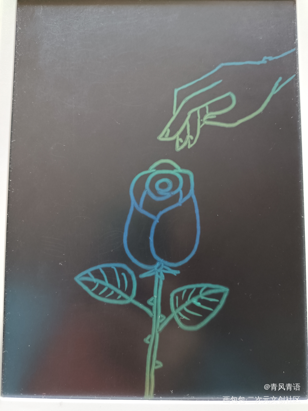玫瑰?_涂鸦绘画作品