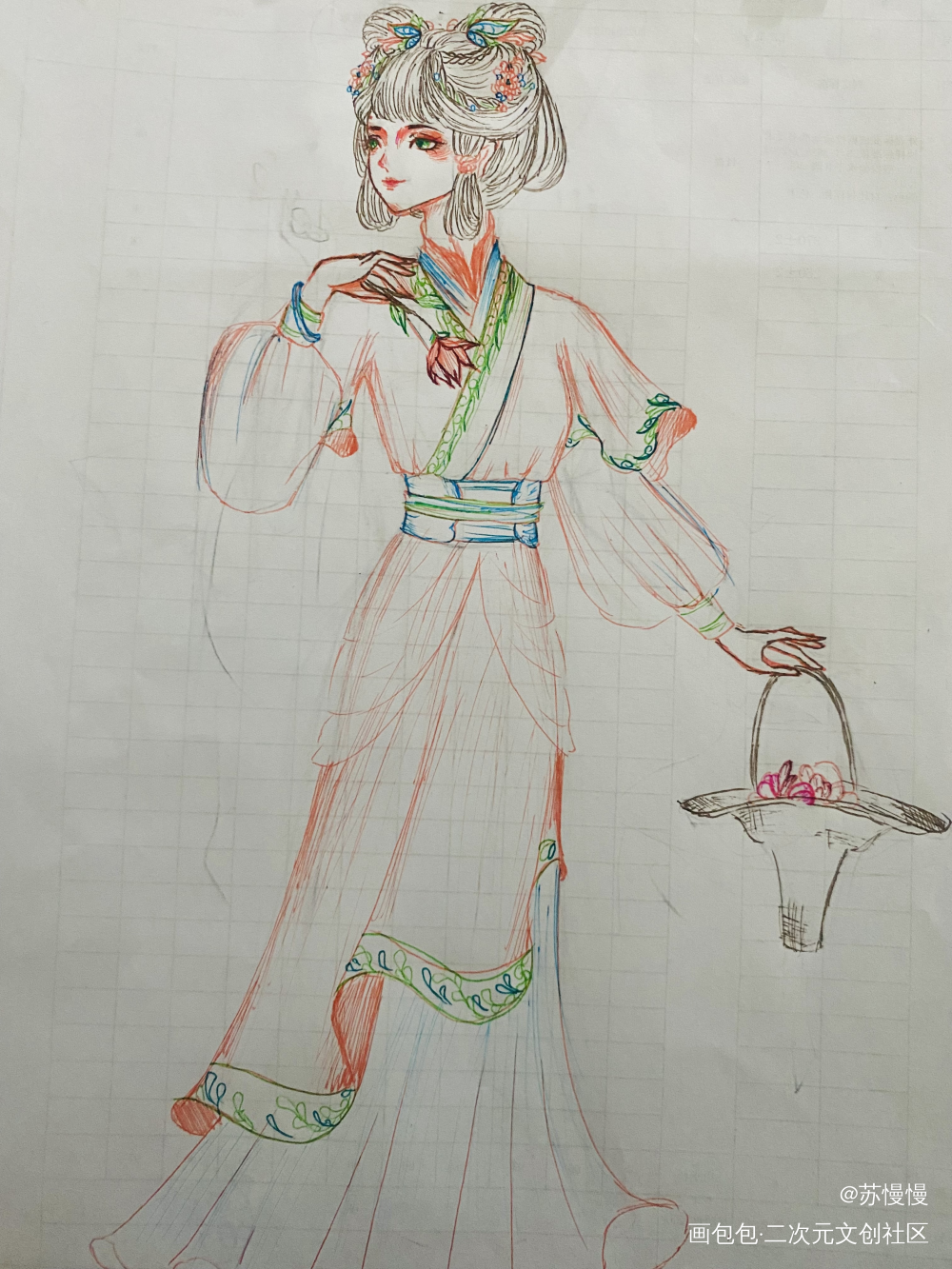 春日_手绘绘画作品