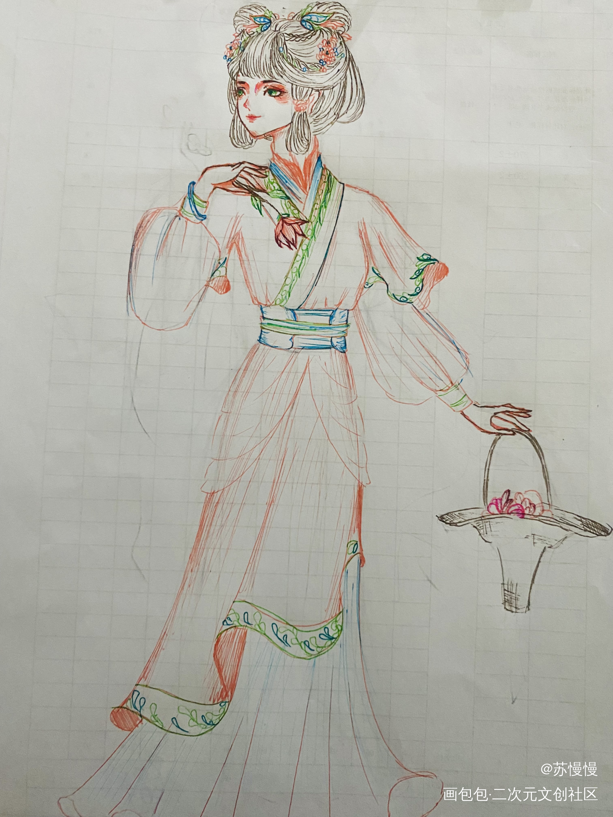 春日_手绘绘画作品