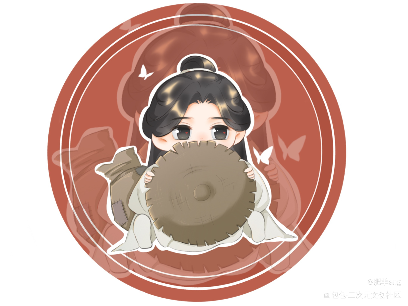 吧唧_天官赐福Q版绘画作品