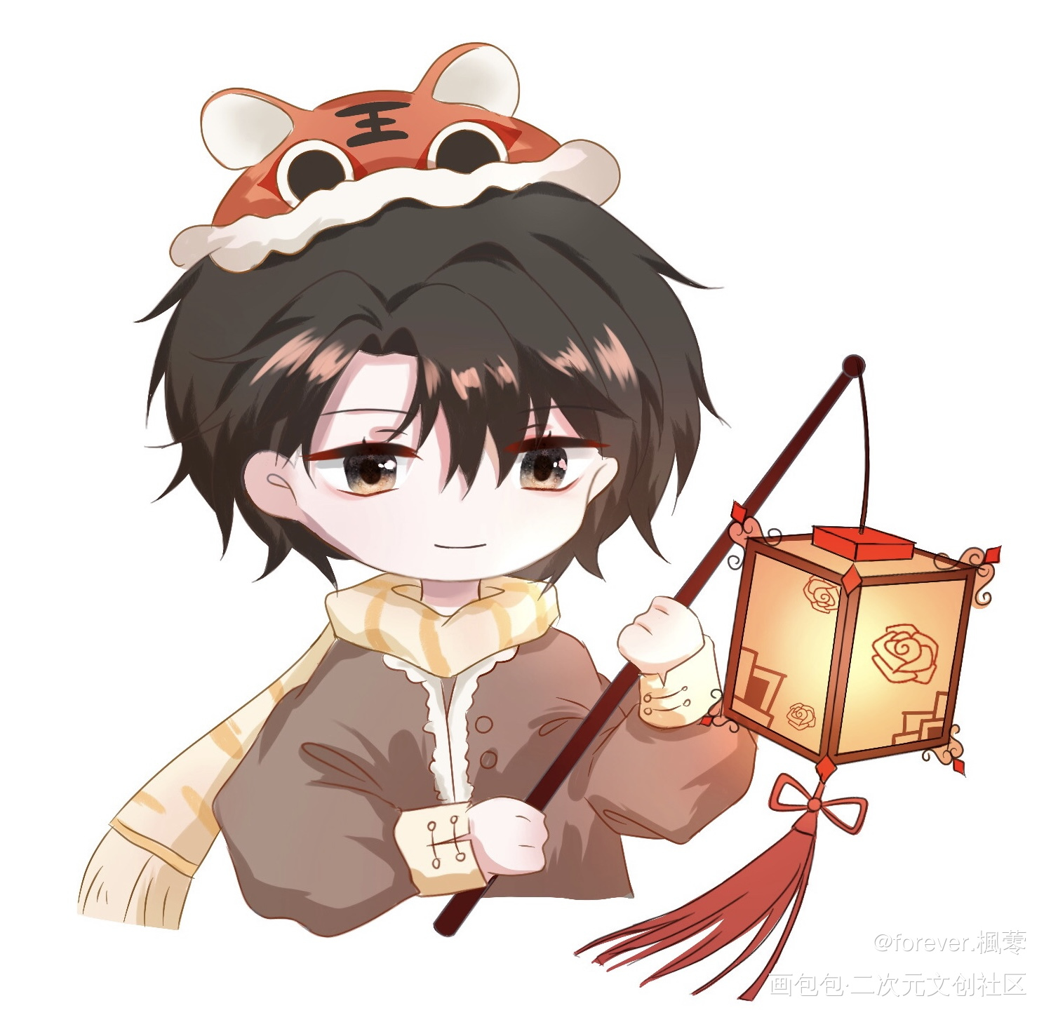 人设_我只喜欢你的人设周自珩夏习清绘画作品