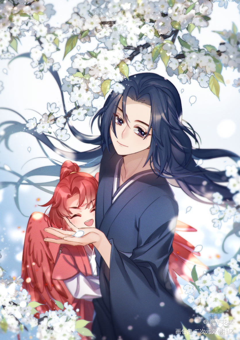 _烈火浇愁玑灵盛灵渊宣玑插画同人绘画作品