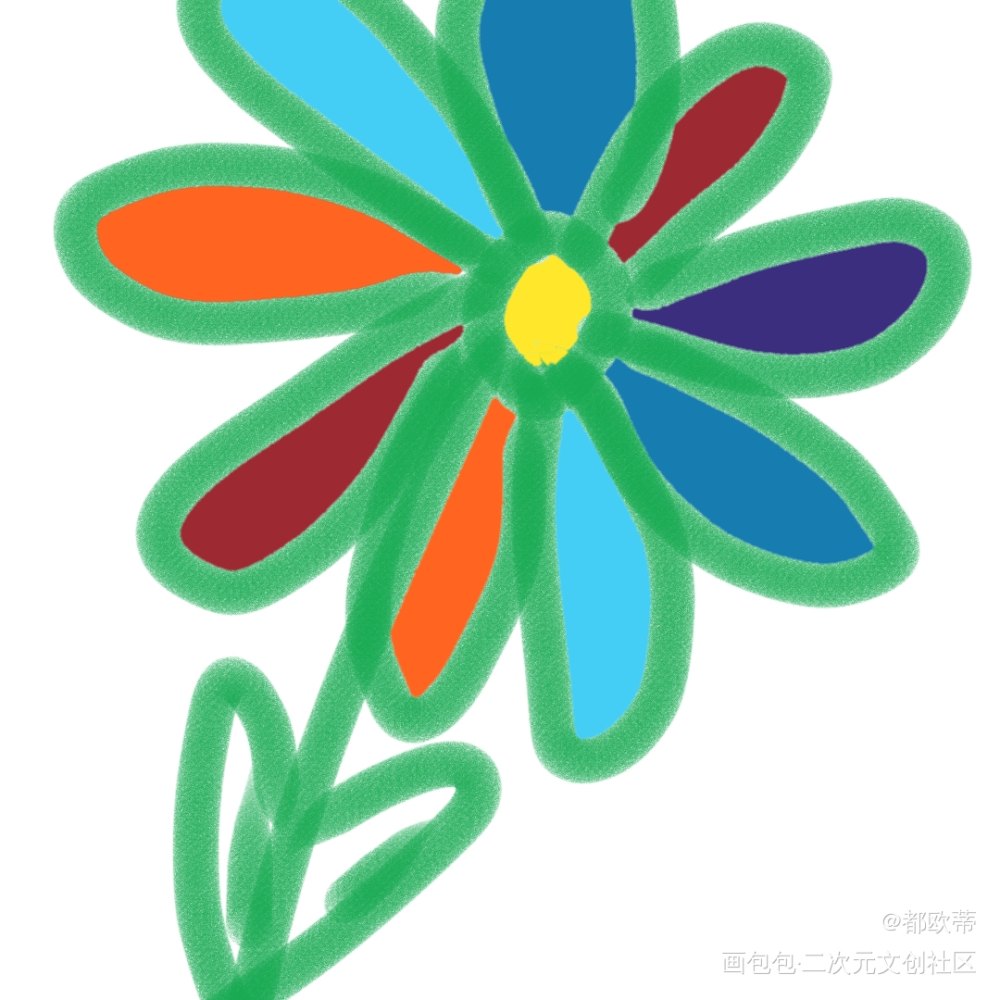 花花_春天绘画作品