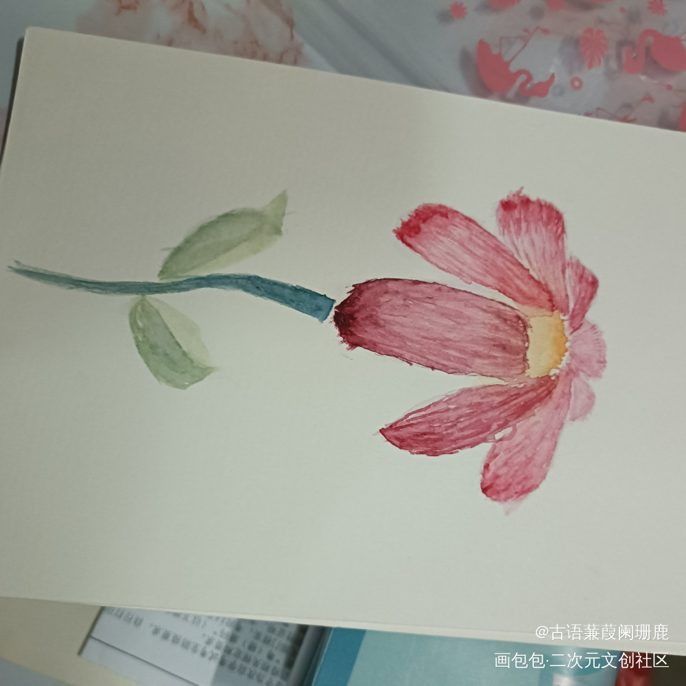 _手绘唤醒春日主题打卡绘画作品