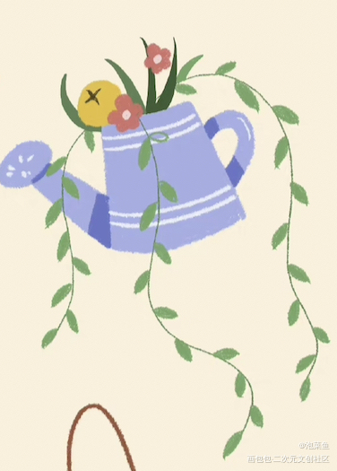 花花草草_唤醒春日主题打卡绘画作品