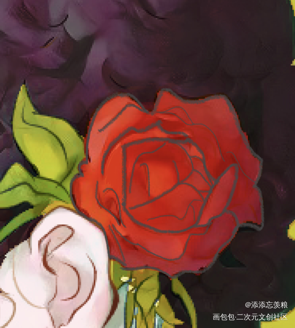 春花（临摹）_画画绘画作品