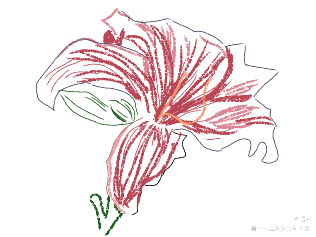 春花_唤醒春日主题打卡绘画作品