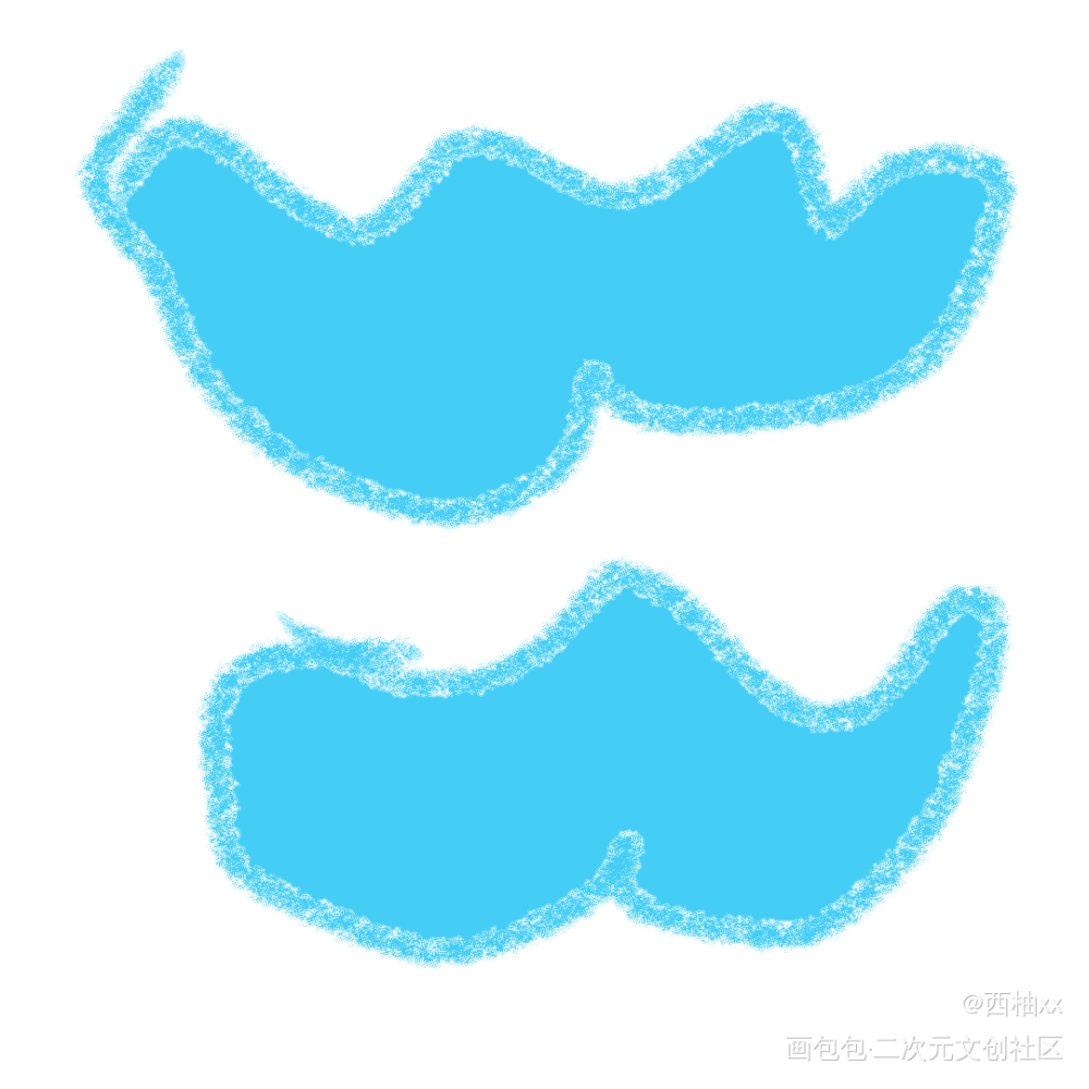 _手绘平涂绘画作品