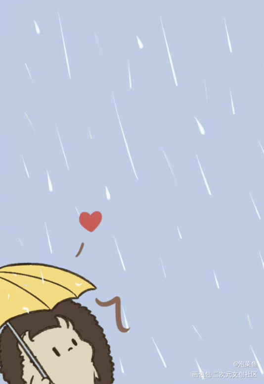 春雨_唤醒春日主题打卡绘画作品