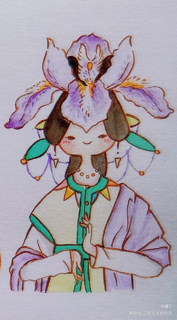 打卡第七天_古风水彩我要上首推绘画作品