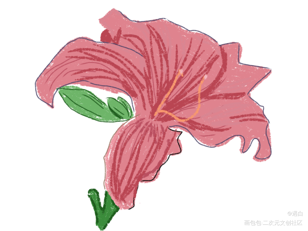 (二)_唤醒春日主题打卡绘画作品